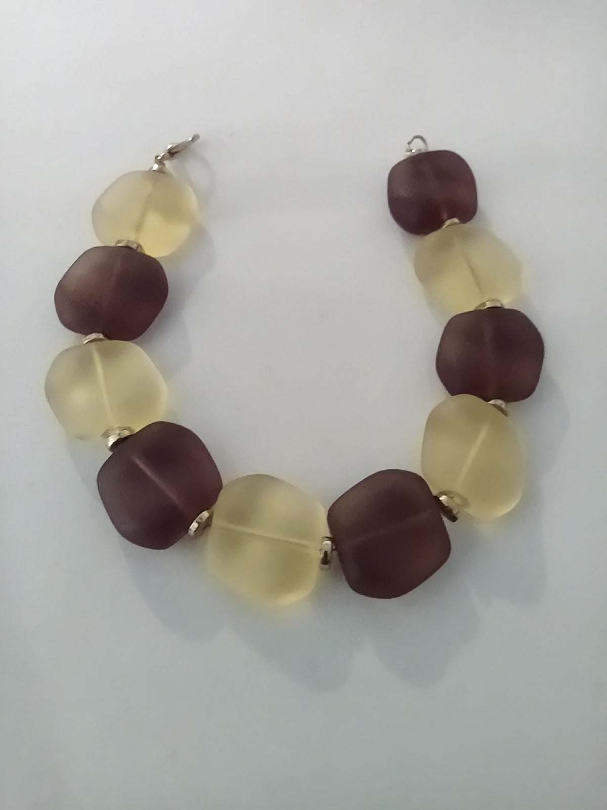 Sea Beach Glass Bracelets, Sorority Jewelry, Summer Jewelry, Glass Bracelet