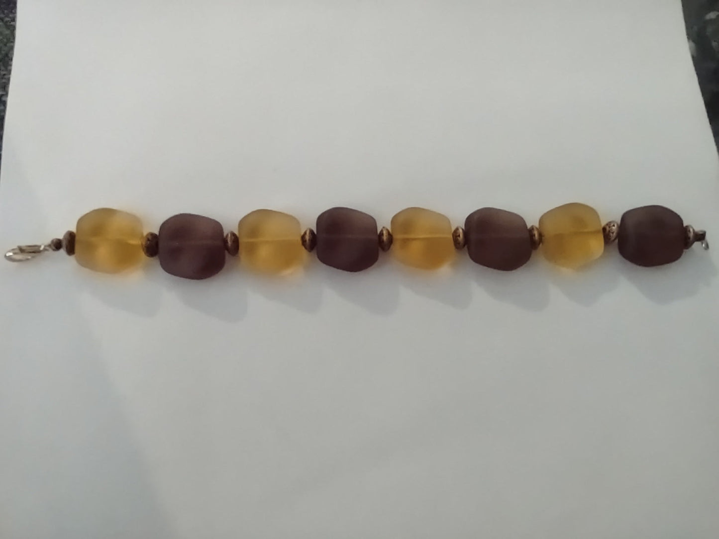 Sea Beach Glass Bracelets, Sorority Jewelry, Summer Jewelry, Glass Bracelet